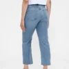 High Rise '90S Slim Straight Crop Jeans