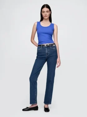High Rise '90S Slim Straight Jeans