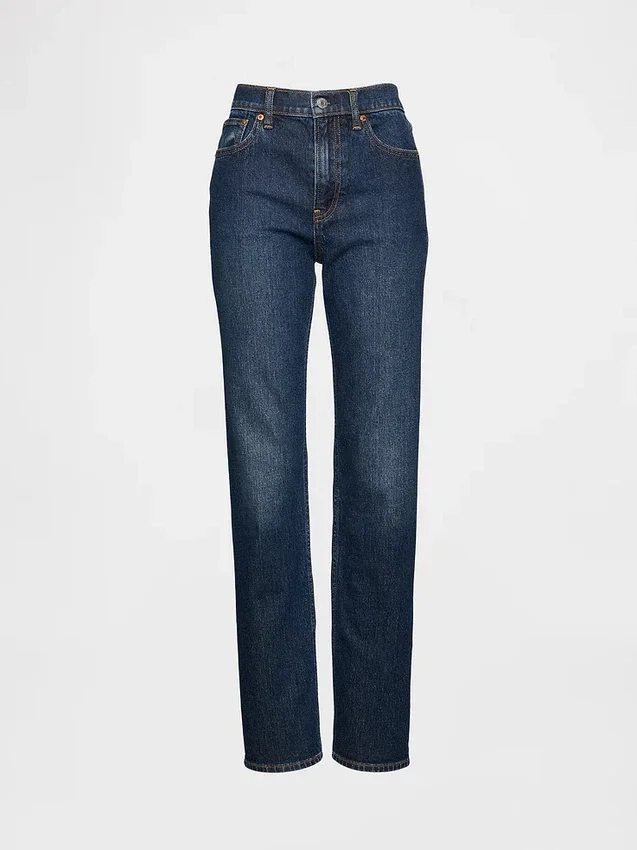High Rise '90S Slim Straight Jeans