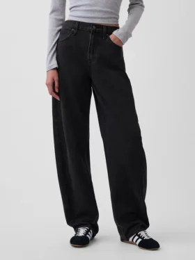 High Rise Barrel Jeans