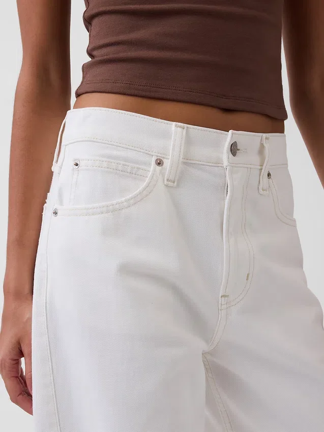 High Rise Barrel Jeans