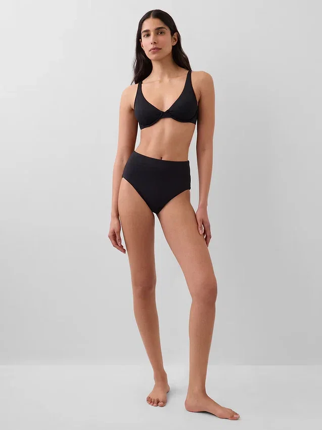 High Rise Bikini Bottom