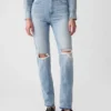 High Rise Cheeky Straight Jeans