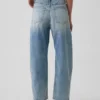 High Rise Crop Barrel Jeans