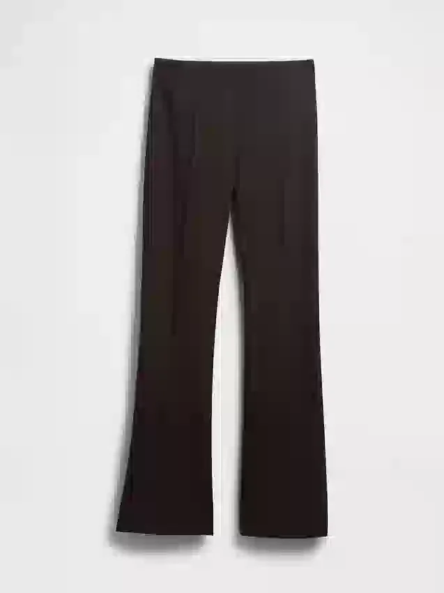 High Rise Double Knit Boot Pants