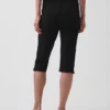 High Rise Double Knit Capris