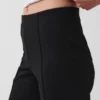 High Rise Double Knit Capris