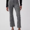 High Rise Double Knit Crop Kick Pants