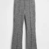 High Rise Double Knit Crop Kick Pants