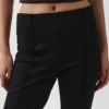 High Rise Double Knit Crop Kick Pants