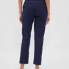 High Rise Double Knit Slim Crop Pants
