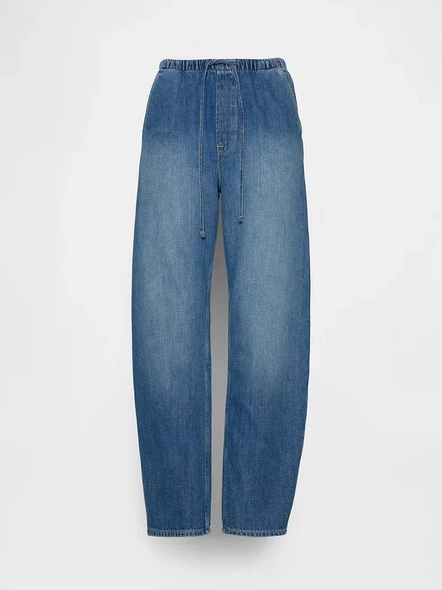 High Rise Easy Barrel Jeans