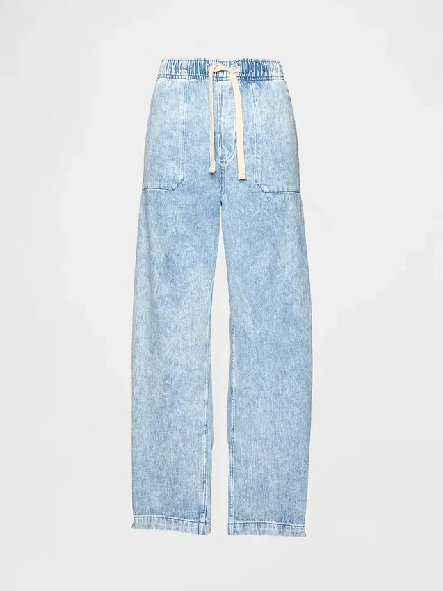 High Rise Easy Barrel Jeans