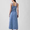 High Rise Eyelet Maxi Skirt