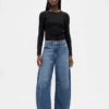 High Rise Horseshoe Jeans