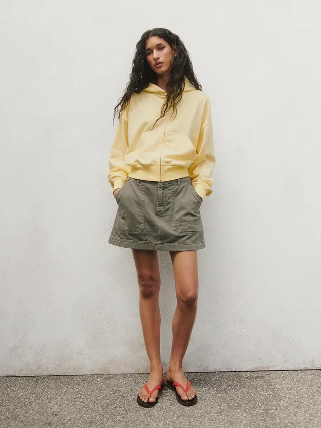 High Rise Mini Utility Skort