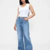 High Rise Relaxed Flare Jeans