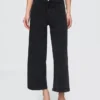 High Rise Stride Wide-Leg Ankle Jeans