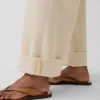High Rise Stride Wide-Leg Ankle Jeans