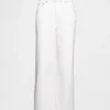 High Rise Stride Wide-Leg Ankle Jeans