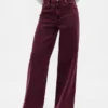 High Rise Stride Wide-Leg Jeans