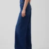 High Rise Stride Wide-Leg Jeans