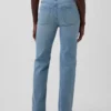 High Rise Twisted-Seam '90S Slim Straight Jeans