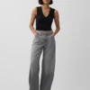 High Rise Ultrasoft Barrel Jeans