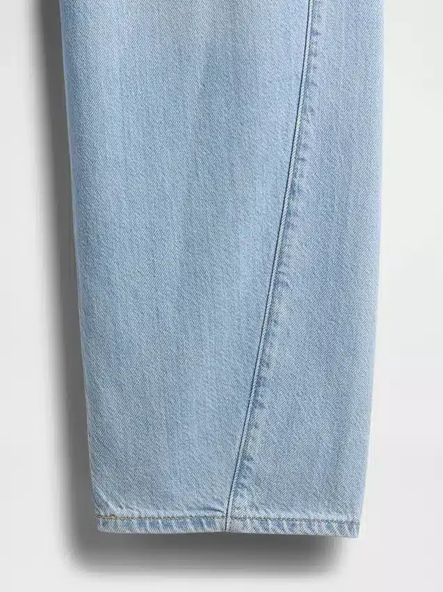 High Rise Ultrasoft Barrel Jeans