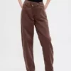High Rise Ultrasoft Crossover Barrel Jeans
