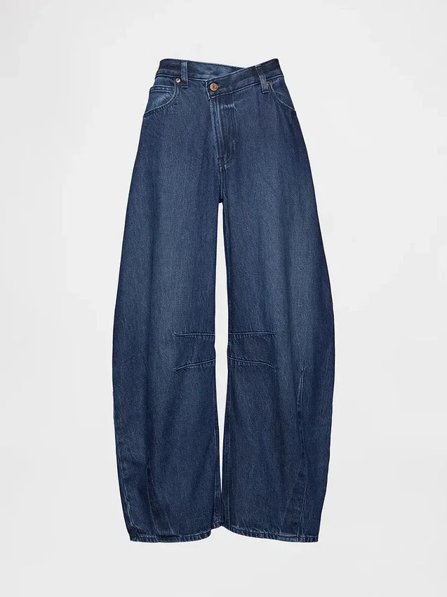 High Rise Ultrasoft Crossover Horseshoe Jeans