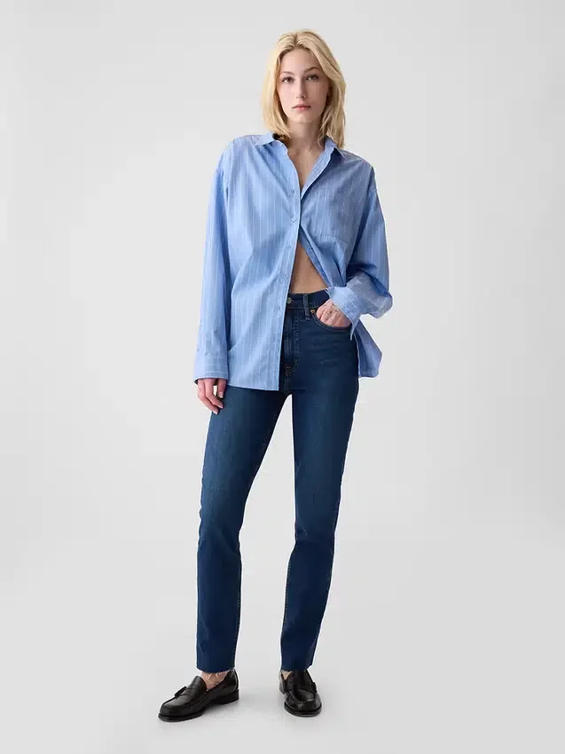 High Rise Vintage Slim Jeans