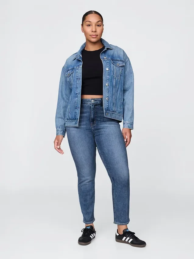 High Rise Vintage Slim Jeans