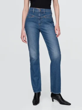 High Rise Western ’90S Slim Straight Jeans
