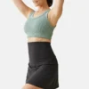 Ingrid and Isabel the New Mama Black Postpartum Support Skort