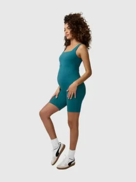 Ingrid and Isabel the Short Maternity Active Unitard Jumpsuit