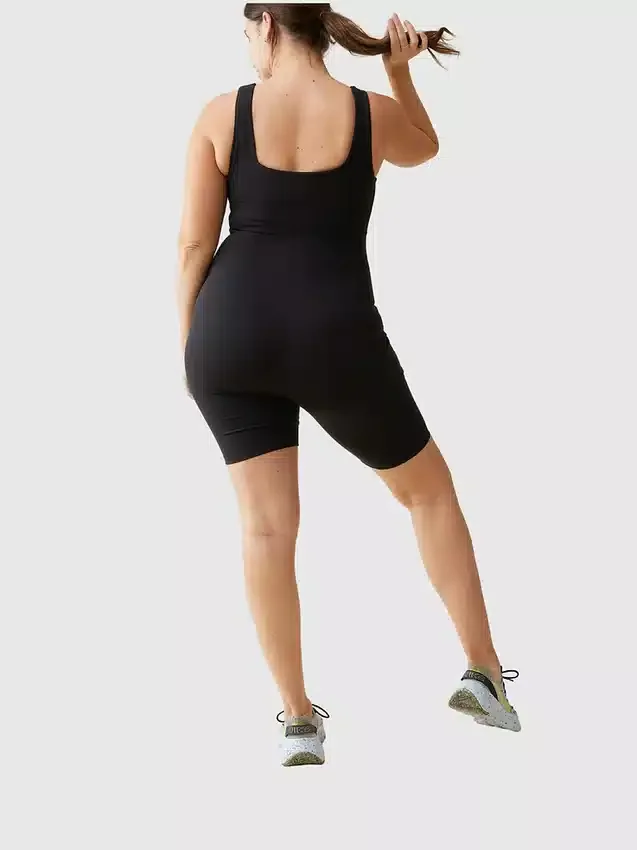 Ingrid and Isabel the Short Maternity Active Unitard Jumpsuit