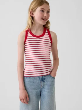 Kid Rib Scoop Tank Top