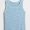 Kid Rib Scoop Tank Top