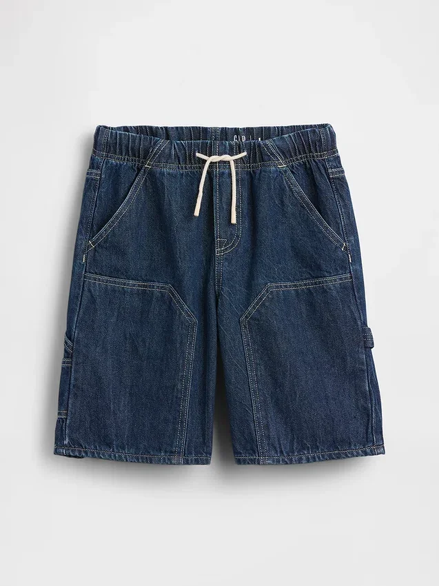 Kids '90S Loose Easy Denim Carpenter Shorts