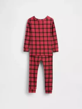 Kids & Baby Organic Brushed Cotton Holiday Pj Set