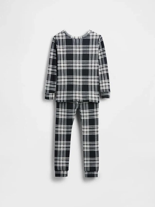 Kids & Baby Organic Brushed Cotton Holiday Pj Set