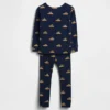 Kids & Baby Organic Brushed Cotton Holiday Pj Set
