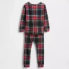 Kids & Baby Organic Brushed Cotton Holiday Pj Set