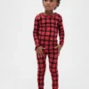 Kids & Baby Organic Brushed Cotton Holiday Pj Set
