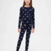 Kids & Baby Organic Brushed Cotton Holiday Pj Set