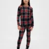 Kids & Baby Organic Brushed Cotton Holiday Pj Set