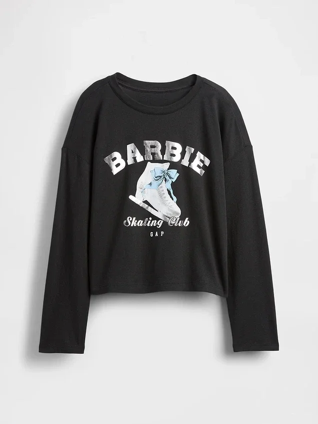 Kids Barbie Oversized Graphic T-Shirt