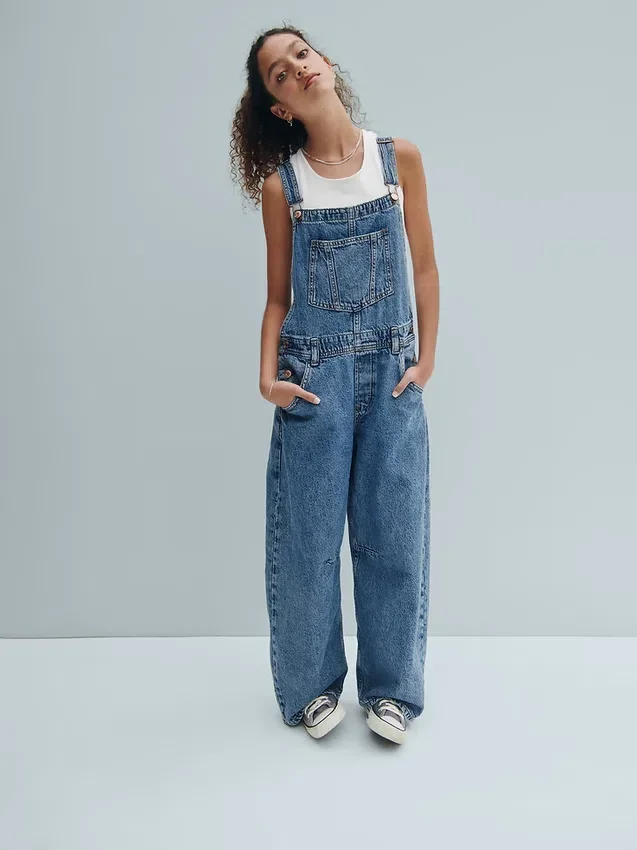 Kids Barrel Overalls