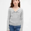 Kids Bow-Neck T-Shirt